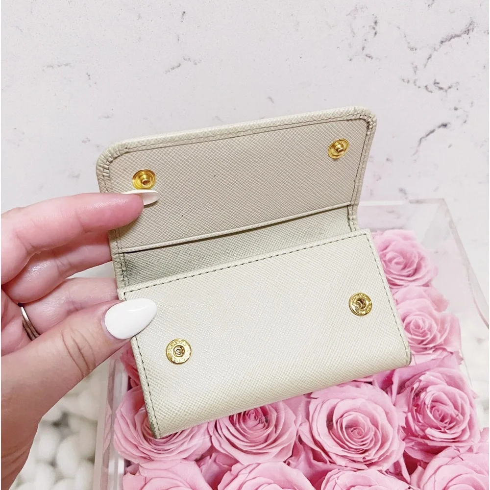 Authentic Prada Cera Portachiavi 6 Key Saffiano Leather Holder / Wallet - Picture 5 of 14